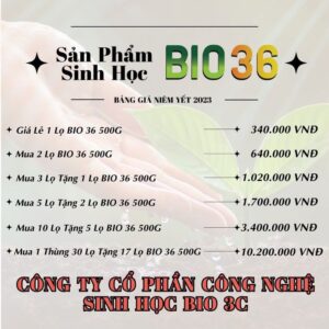Bảng giá Bio36