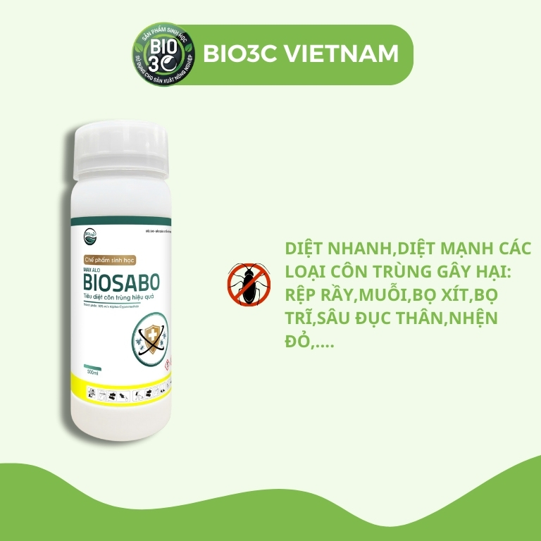 BIOSABO ALO diệt côn trùng gây hại