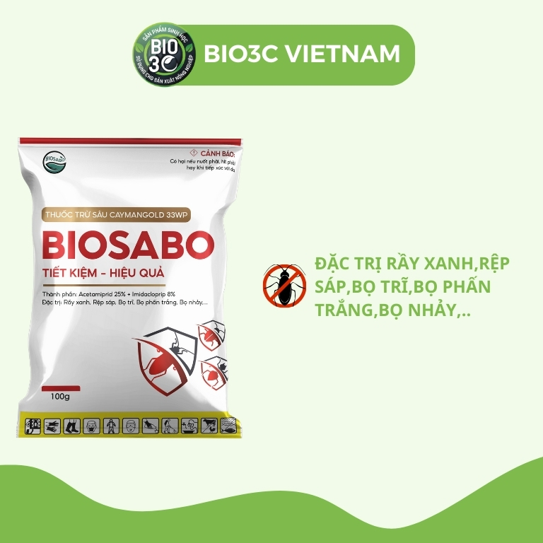 BIOSABO CAYMANGOLD Trị Rầy, Rệp, Bọ